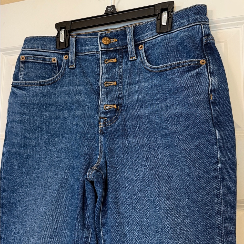 J Crew Factory High-Rise Straight Leg Jean - Picture 2 of 3